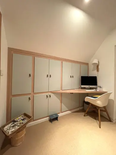 Agencement sur mesure — réalisation Art & Menuiserie dans l'Yonne