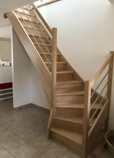 Escaliers — réalisation Art & Menuiserie dans l'Yonne
